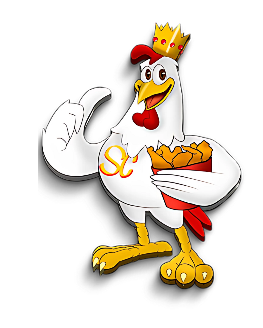 Mascote da Snacks Chicken